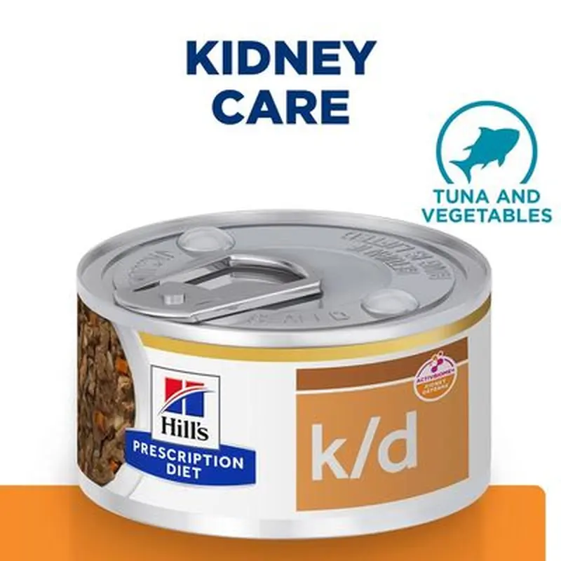 Hill's Prescription Diet k/d Kidney Care Stew - Tuna & Vegetables - Saver Pack: 48 x 82g