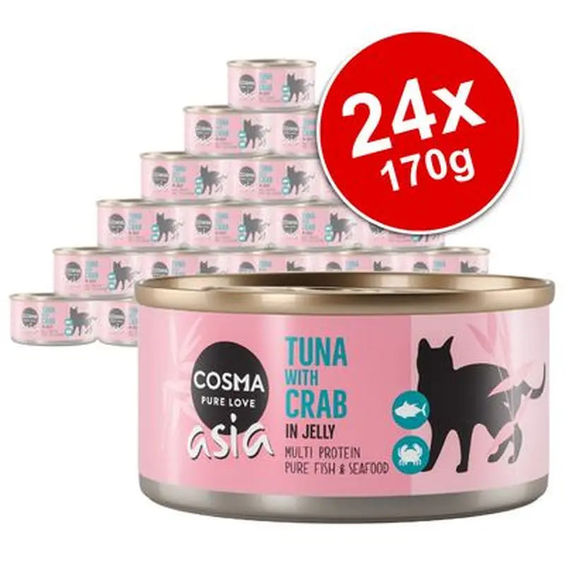 Cosma Asia in Jelly Saver Pack 24 x 170g - Chicken with Tuna