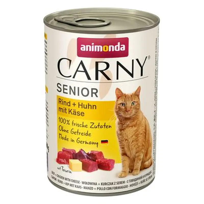 animonda Carny Senior 6 x 400g - Beef & Turkey Hearts