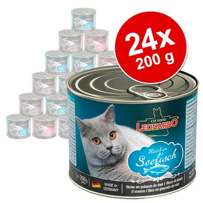 Leonardo All Meat 24 x 200 g - Pure poultry
