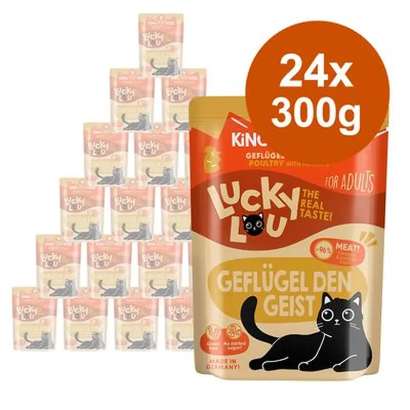 Lucky Lou Adult Saver Pack 24 x 300g - Poultry & Duck