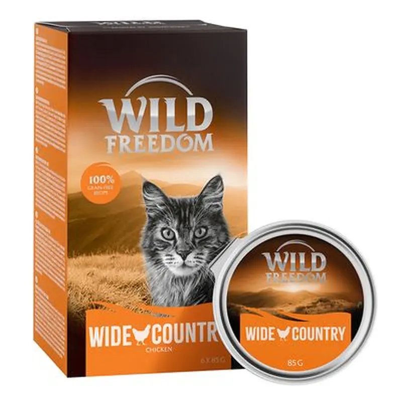 Wild Freedom Adult Trays 6 x 85g - "Green Lands" Chicken with Lamb - Grain-Free
