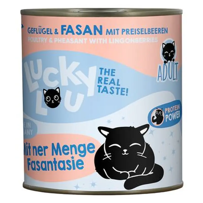 Lucky Lou Adult 6 x 800g - Poultry & Rabbit