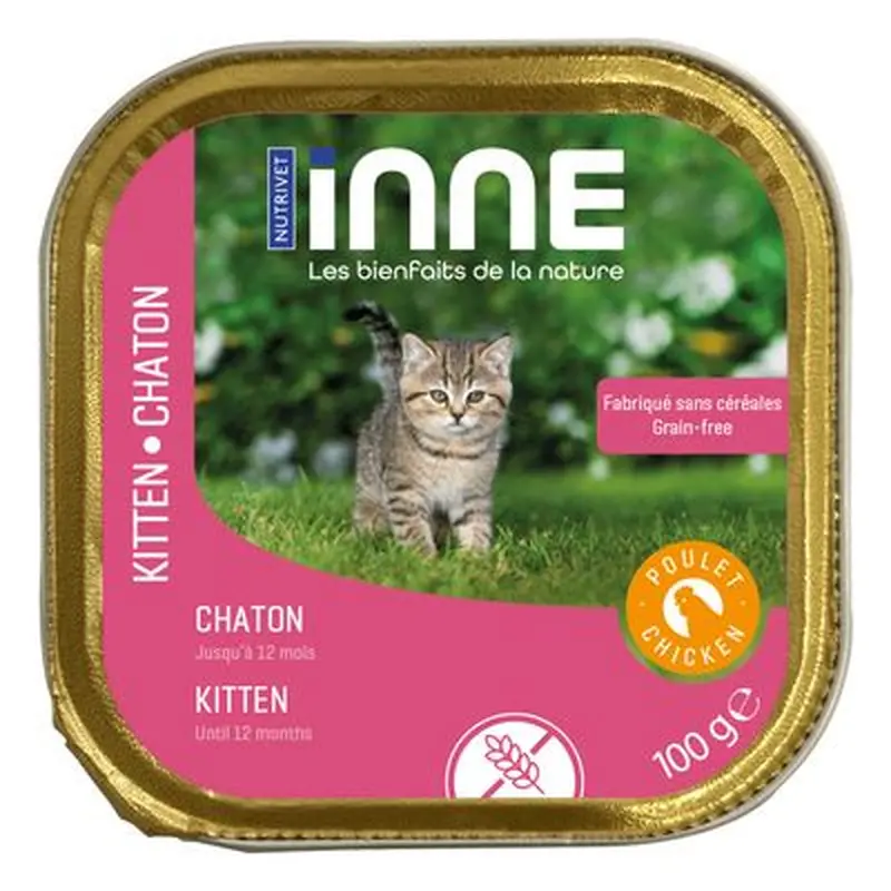 Nutrivet Inne Kitten with Chicken - 32 x 100g