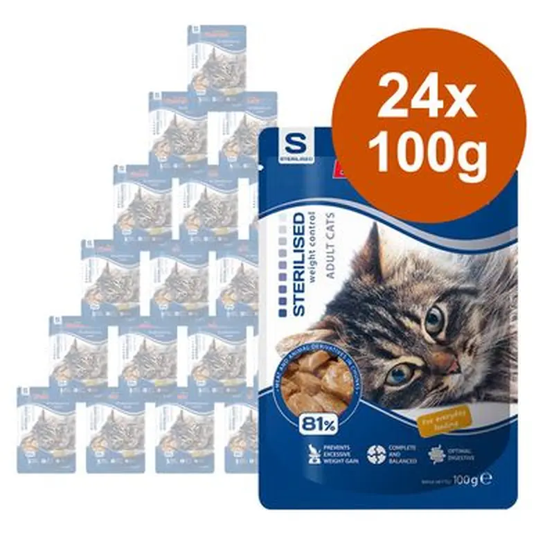Super Benek Professional Line Sterilised Adult 24 x 100g - Poultry