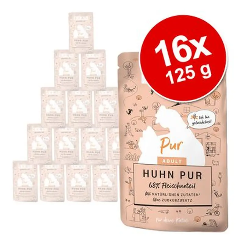GRAU Adult grain-free 16 x 125 g - Pure beef