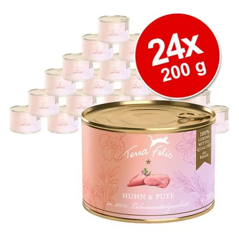 Saver Pack Terra Felis Complete 24 x 200 g - Chicken