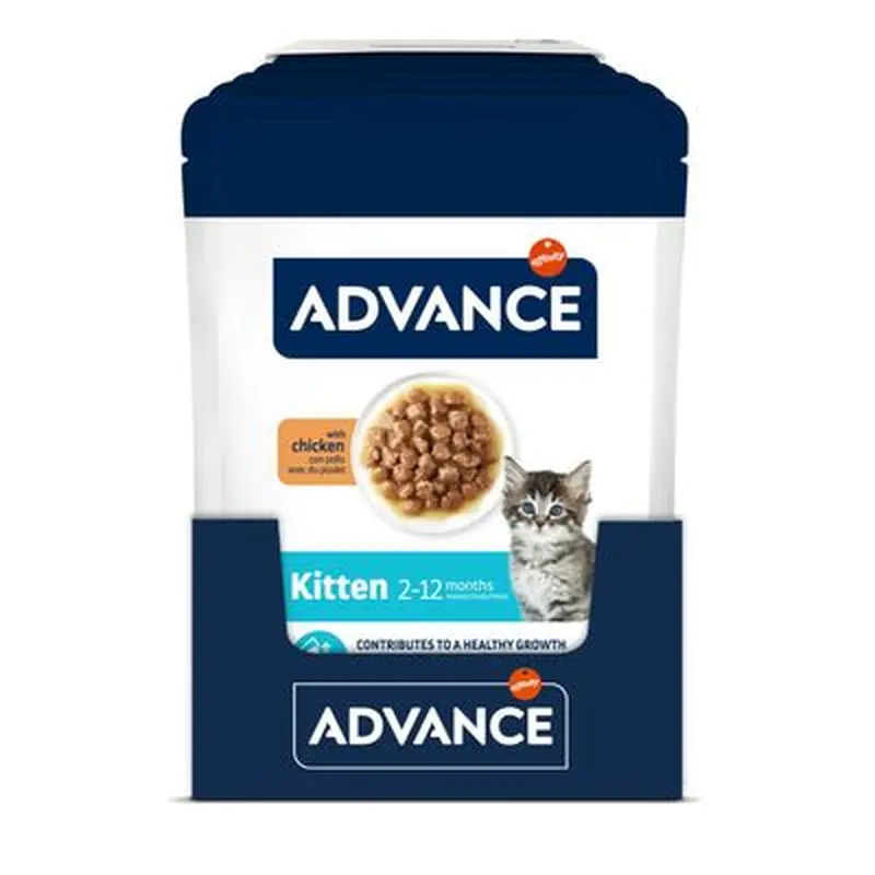Advance Kitten Chicken - Saver Pack: 24 x 85g