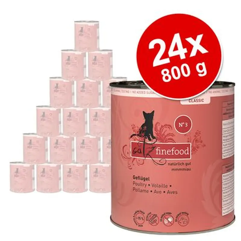 catz finefood Saver Pack 24 x 800g - Beef & Veal