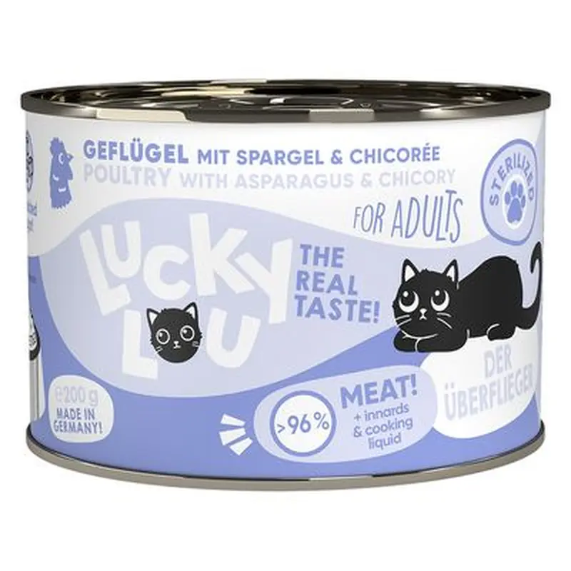 Lucky Lou Sterilized 6 x 200 g - Poultry