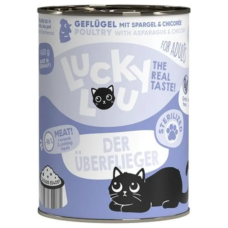 Lucky Lou Sterilized 6 x 400 g - Poultry