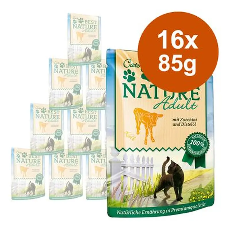 Best Nature Cat Adult 16 x 85g - Salmon with Chicken & Potato
