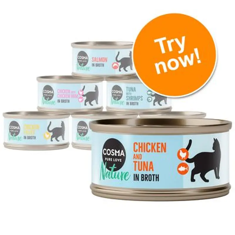 Cosma Nature Mixed Trial Pack - 6 x 280g Mix 2 (6 Varieties)