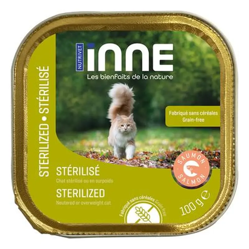 Nutrivet Inne Sterilised Cat - Saver Pack: Salmon (32 x 100g)