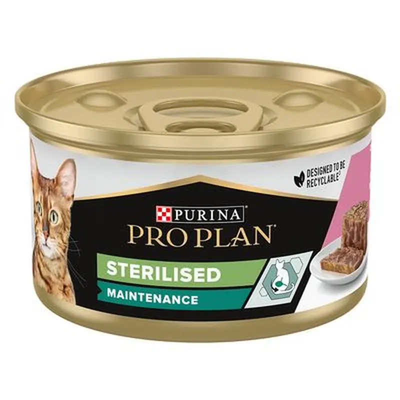 PURINA PRO PLAN Cat Sterilised Maintenance Tuna & Salmon - 12 x 85g