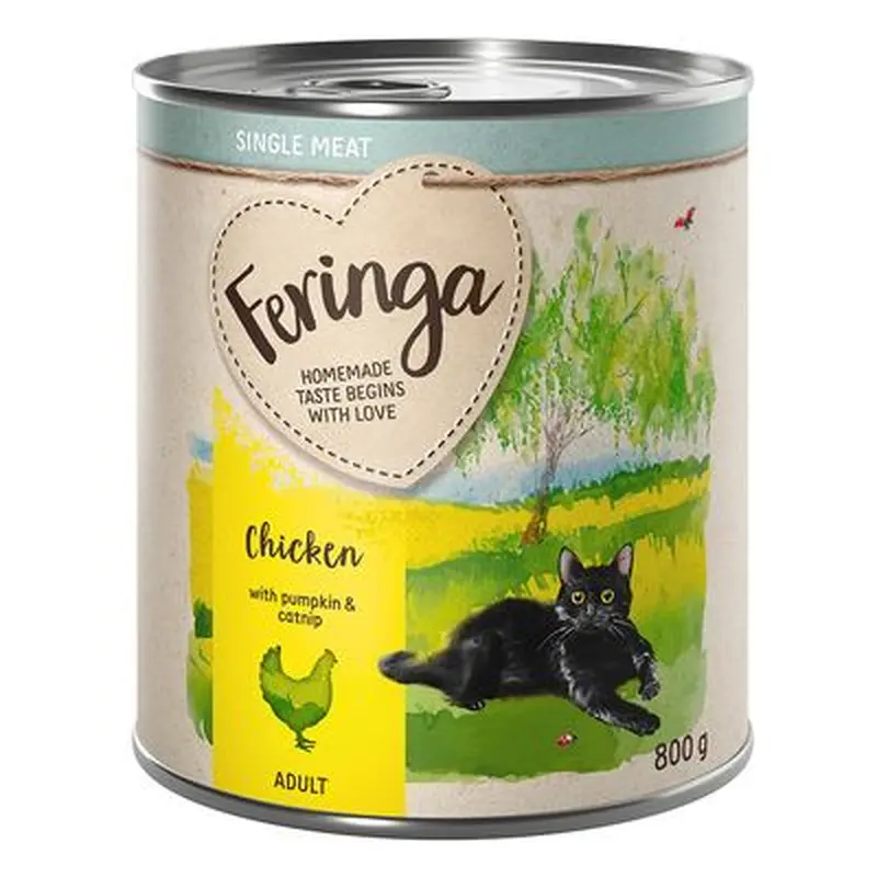 Feringa Single Meat Menu 6 x 800g - Mix I (3 Varieties ): Chicken, Rabbit, Lamb