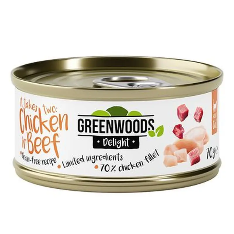 Greenwoods Delight Chicken Fillet with Beef - 6 x 70g