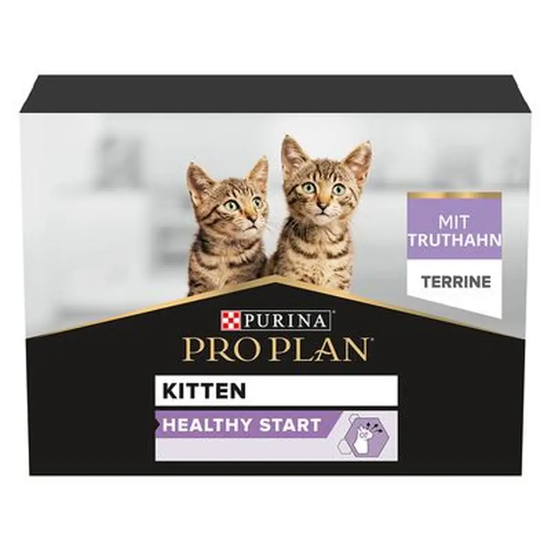 PURINA PRO PLAN Kitten Healthy Start 10 x 75g - Turkey