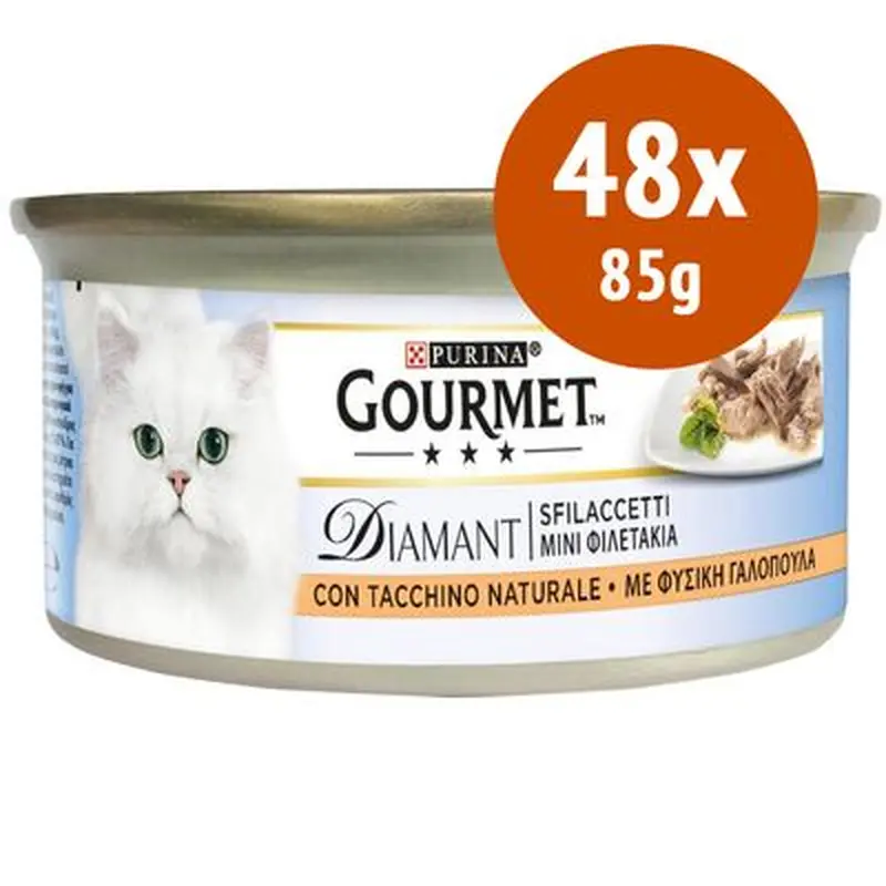 Savings package Gourmet Diamond 48 x 85 g - Fillets with natural beef