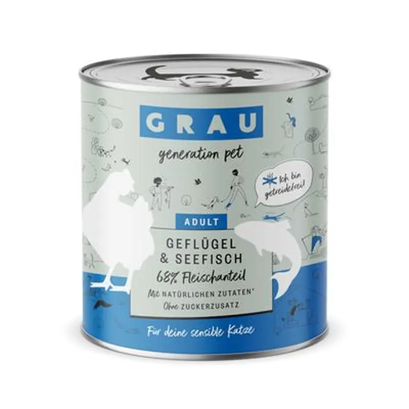 GRAU Gourmet Adult Grain-Free 6 x 800g - Beef & Duck