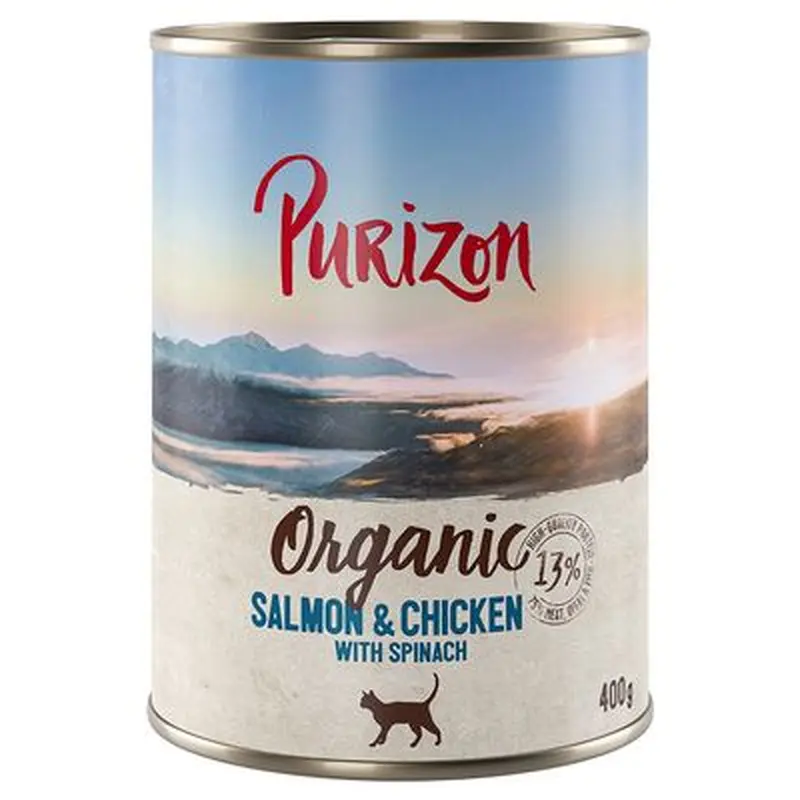 Purizon Organic 6 x 400g - Chicken & Goose with Pumpkin