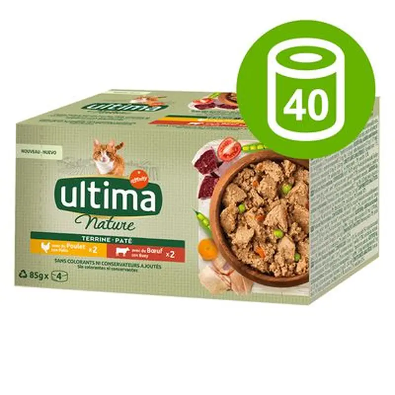Ultima Nature Pat Cat 40 x 85g - Salmon & Ocean Fish