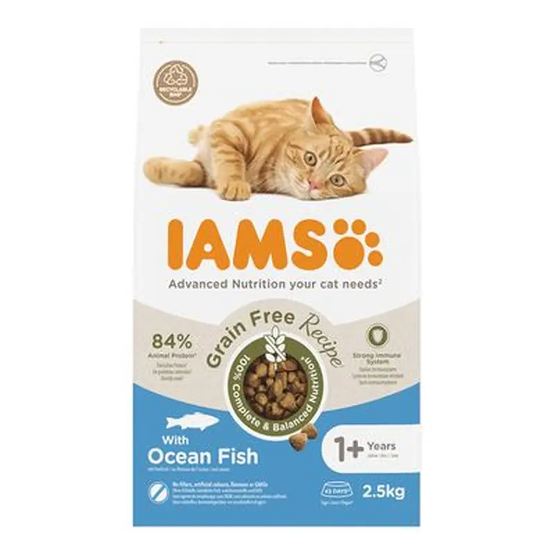 IAMS Advanced Nutrition Grain-Free with Ocean Fish - Economy Pack: 2 x 7.5kg