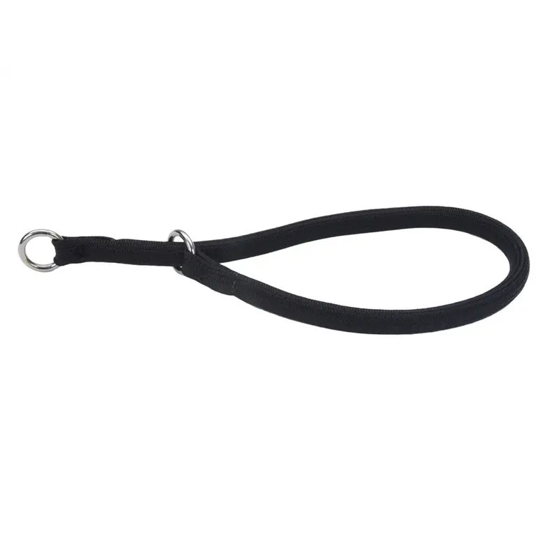 Coastal Round Nylon Training Dog Collar Black 3/8 in x 16 in