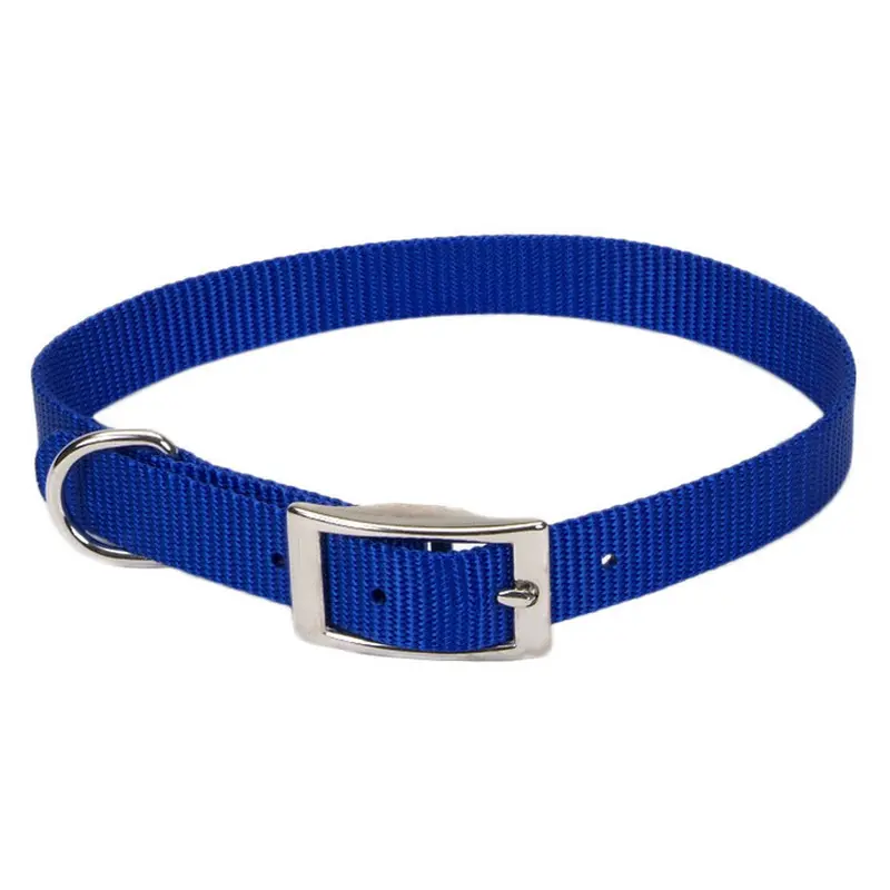 Coastal Style 401 5/8" x 14" Nylon Web Collar Blue 