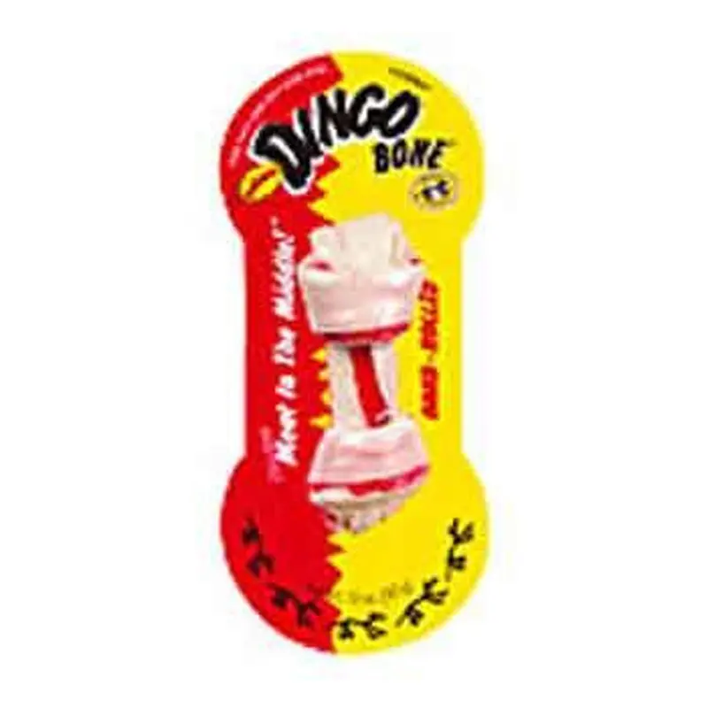 Dingo Knotted Bone Small White 3.5"-4" 