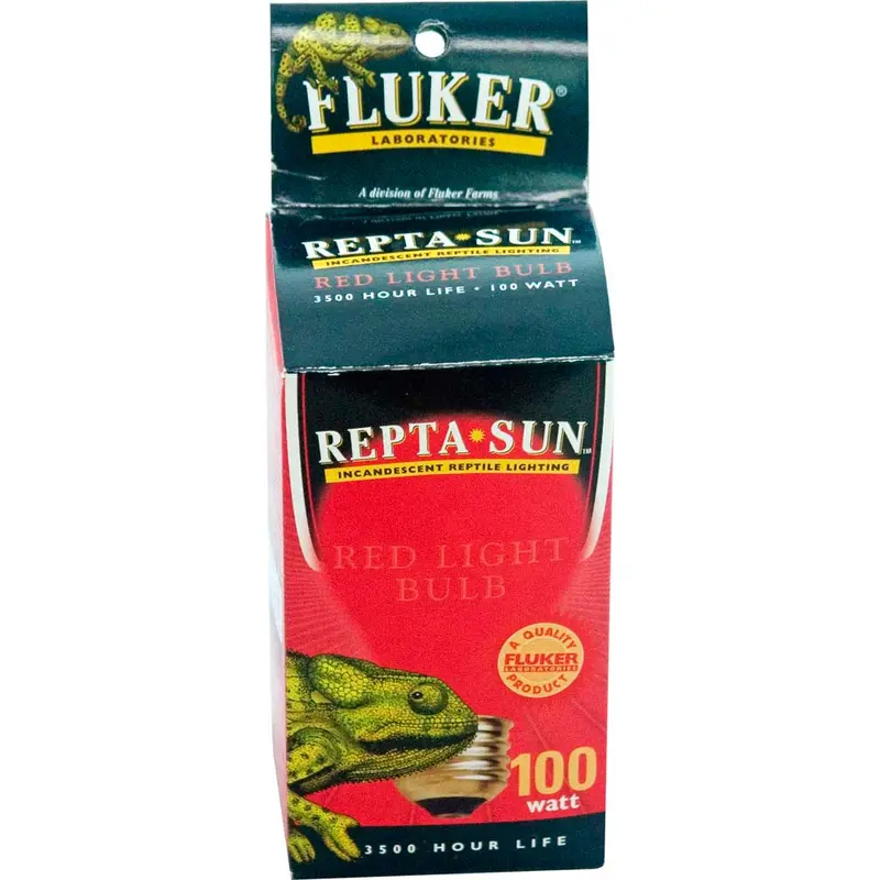 Fluker's Repta-Sun Incandescent Reptile Red Heat Bulb 60 Watts