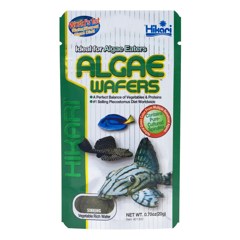 Hikari Algae Wafers Rapidly Sinking Wafer Fish Food 0.7 oz