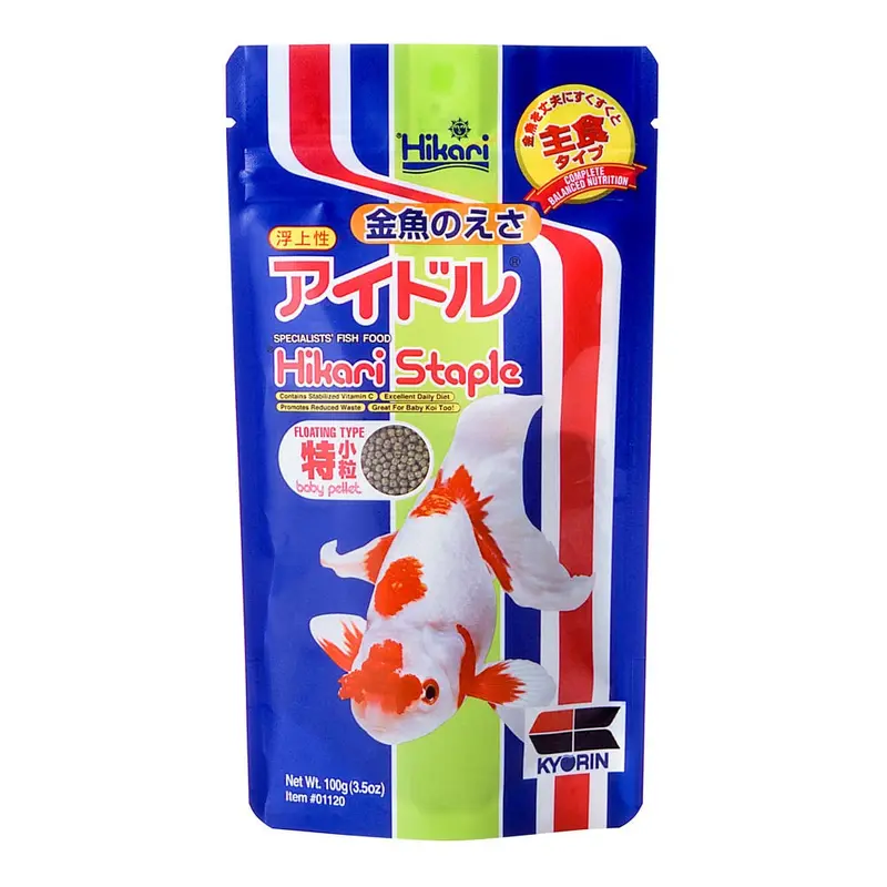 Hikari Goldfish Staple Floating Pellets Fish Food 3.5 oz Baby