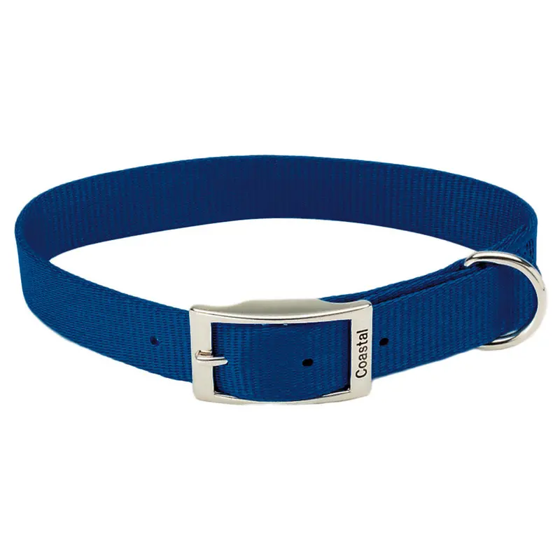 Coastal Single-Ply Nylon Collar Blue 1x18in 