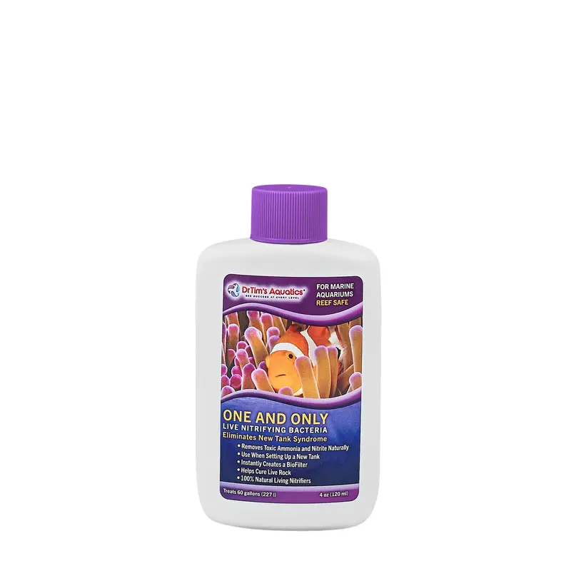 Dr. Tim's Aquatics One & Only Live Nitrifying Bacteria for Reef Aquarium 4 fl. oz
