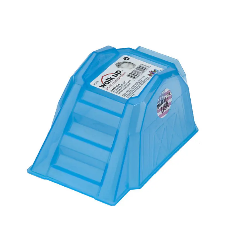 JW Pet Walk Up Barn for Small Animals Blue SM