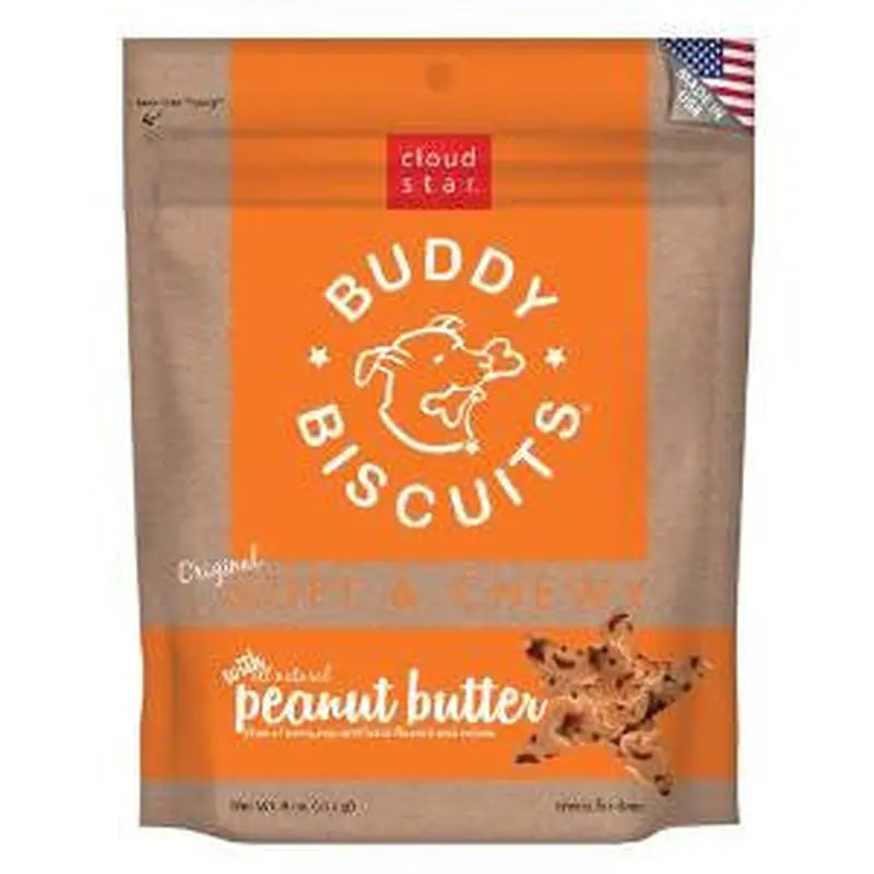 Cloud Star Soft & Chewy Buddy Biscuits Peanut Butter 6 oz. 