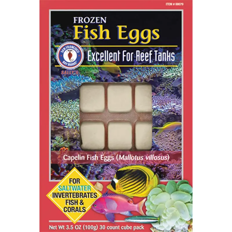 San Francisco Fish Eggs Frozen Fish Food 3.5 oz SD-5