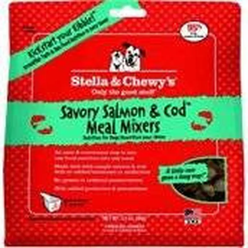 Stella & Chewy's Freeze-Dried Savory Salmon & Cod Meal Mixers - 3.5 oz. 