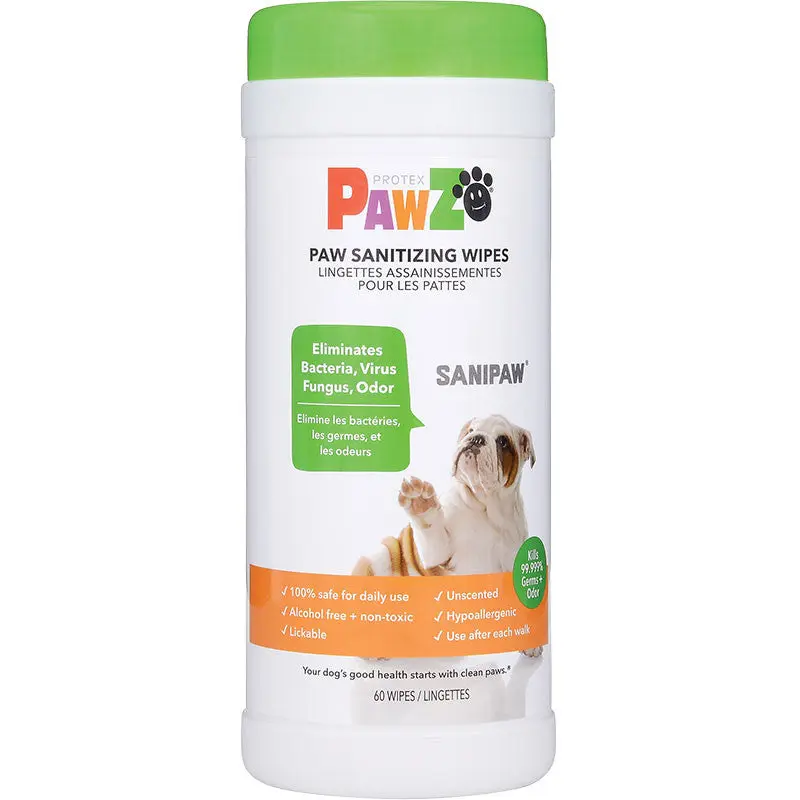 Pawz D Sanipaw Wps 60ct Pawz 24 Ea Per Cas
