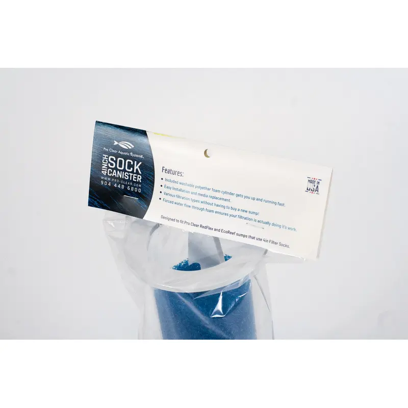 Pro Clear Aquatic Systems Sock Canister Filter 4in