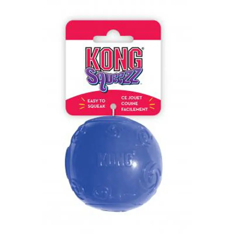 KONG Squeezz Ball Dog Toy Color Assorted LG