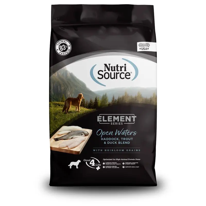 NutriSource Elements Series Open Waters Blend Dog Food 24 lb