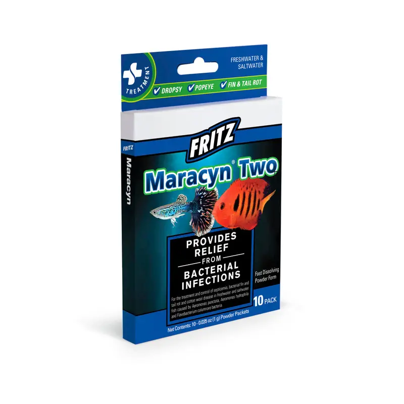 Fritz Maracyn Two Freshwater & Saltwater Treatment - 10 ct