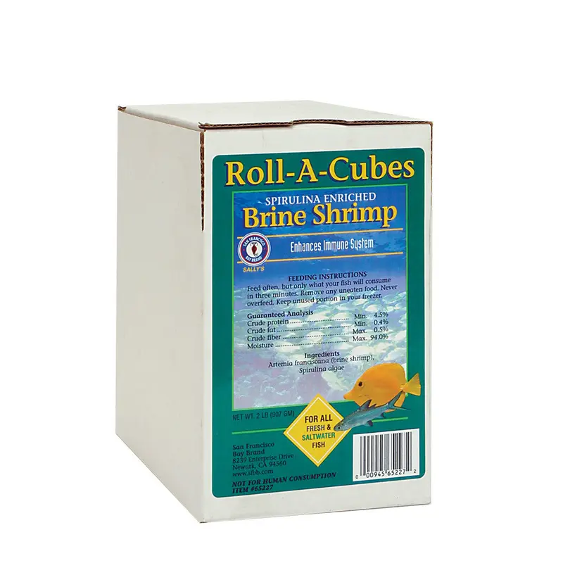 San Francisco Spirulina Brine Shrimp Frozen Fish Food 2 lb SD-5