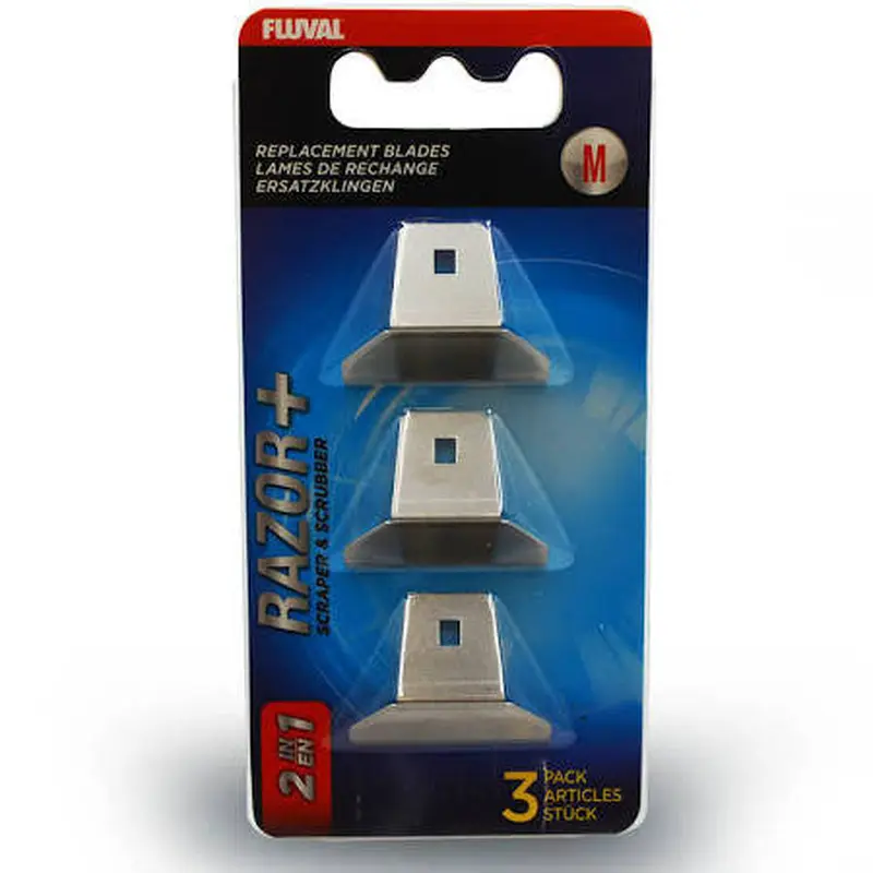 Fluval Razor & Algae Scrubber Blade 3pk-med 11086