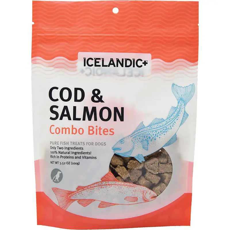 Icelandic Dog Combo Bites Cod & Salmon 3oz