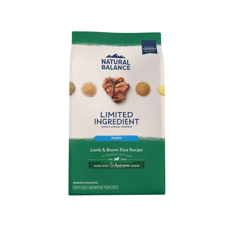 Natural Balance Pet Foods L.I.D. Puppy Dry Dog Food Lamb & Brown Rice 24lb