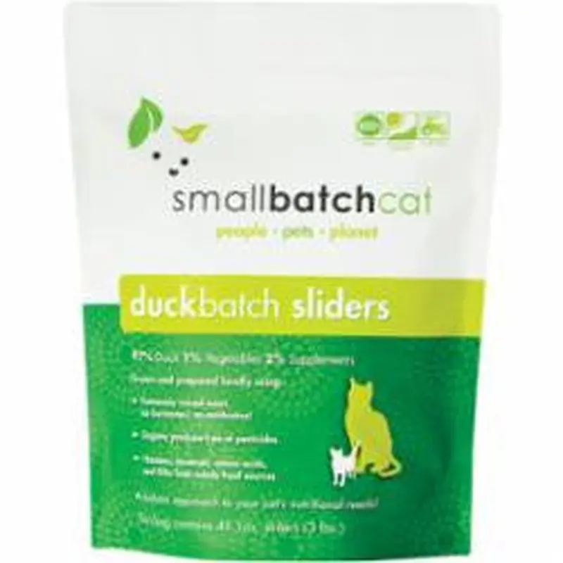 Small Batch Cat Frozen Duck Sliders 3lb