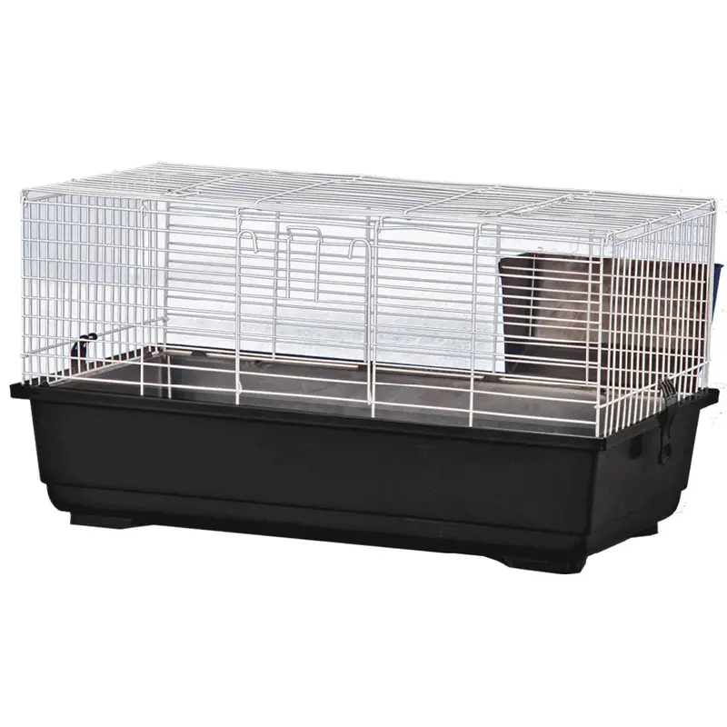 A & E Cages Rabbit Cage Black 31 inches X 17 inches X 17 inches